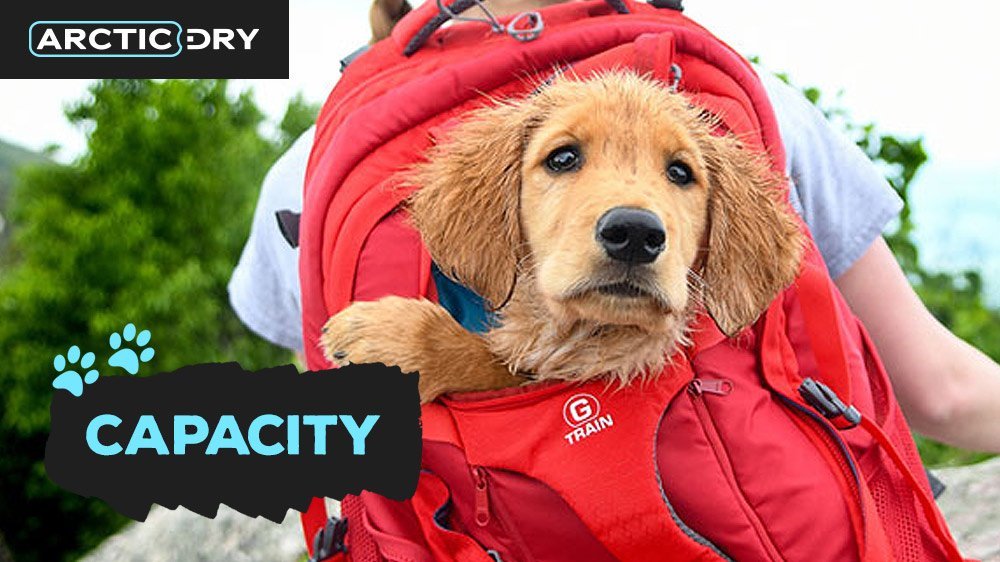best-hiking-backpacks-for-dogs-capacity